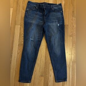 Maurices Dark Blue Skinny Jeans